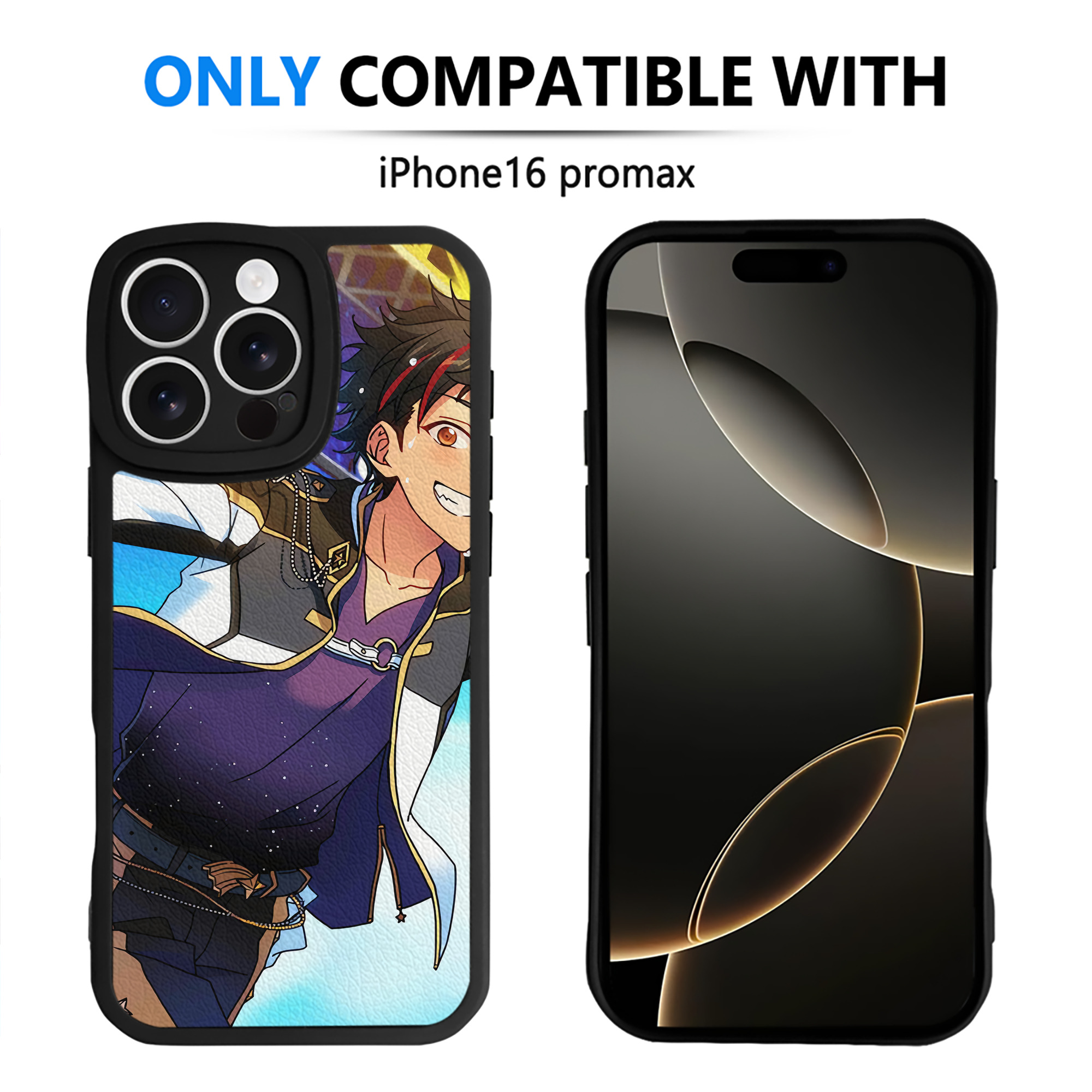 （画像用） あんさんぶるスターズ! Ensemble Stars 【iPhone 16シリーズ対応】シリコンスマホケース（レザー調） 材質：シリコン